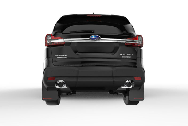 Rally Armor 18-26 Subaru Ascent Red UR Mud Flap w/White Logo