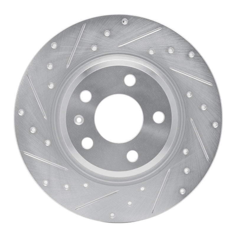 DFC 08-25 Audi A4 ALLROAD Rear Left Drilled & Slotted Silver Brake Rotor