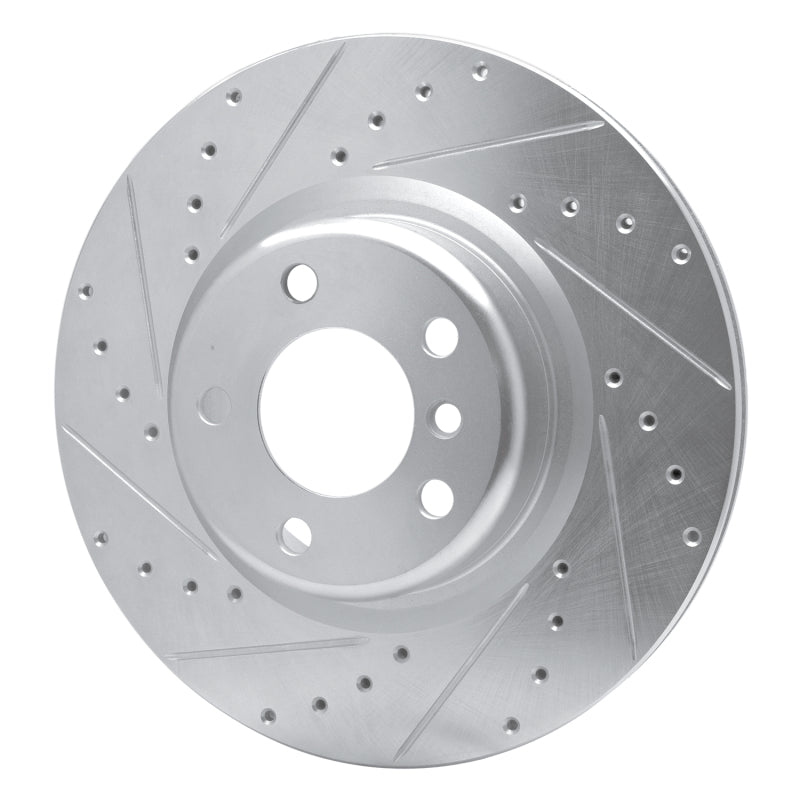 DFC 12-20 BMW 428i Rear Left Drilled & Slotted Silver Brake Rotor
