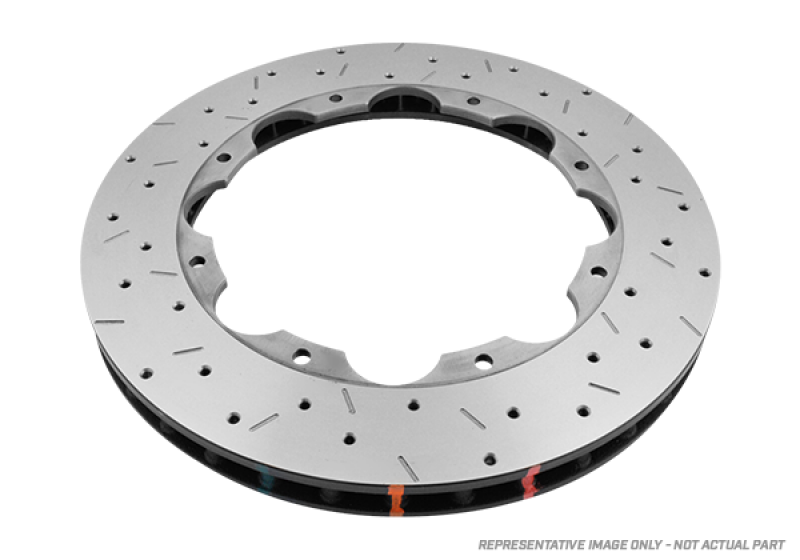 DBA 05-11 Lotus Elise Front 5000 Series Drilled & Slotted Ring