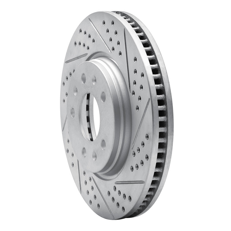R1 03-08 Cadillac Seville Front Right Drilled & Slotted Geo-Carbon Rotor