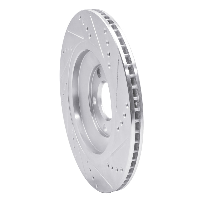 DFC 04-18 Audi S8 Rear Left Drilled & Slotted Silver Brake Rotor