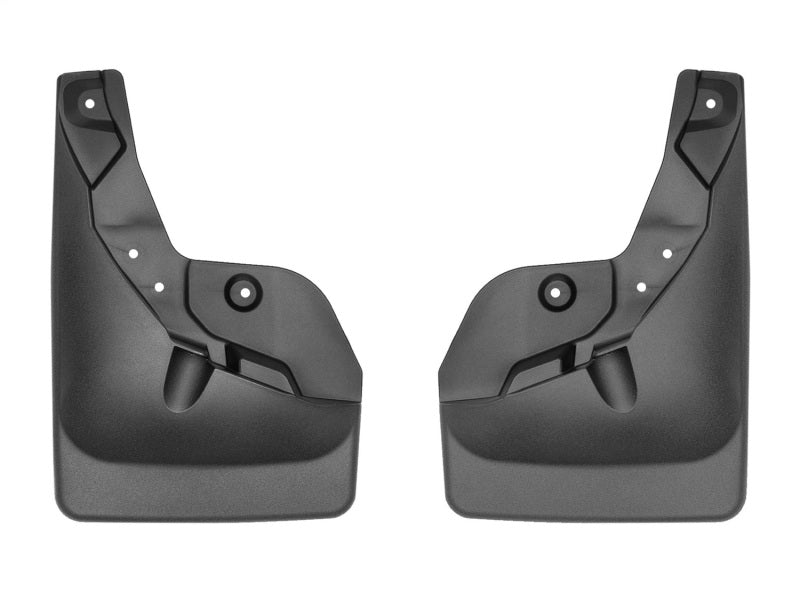 WeatherTech 24-25 Toyota Tacoma w/Fender Flares Front No Drill MudFlaps - Black