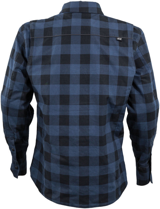 Speed and Strength True Grit Armored Motoshirt Navy/Black - Medium