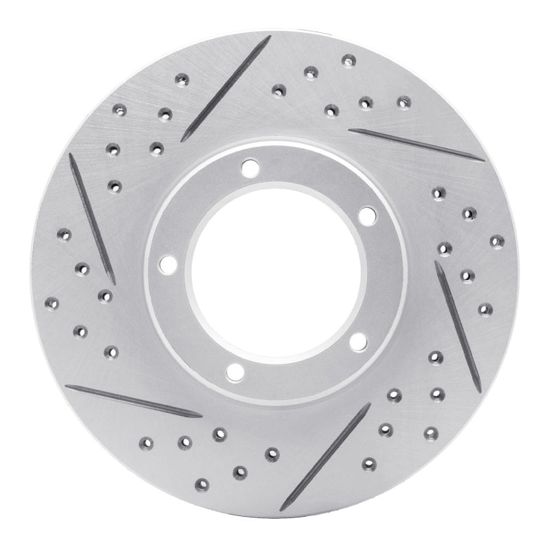 R1 95-04 Toyota Tacoma Front Left Drilled & Slotted Geo-Carbon Rotor
