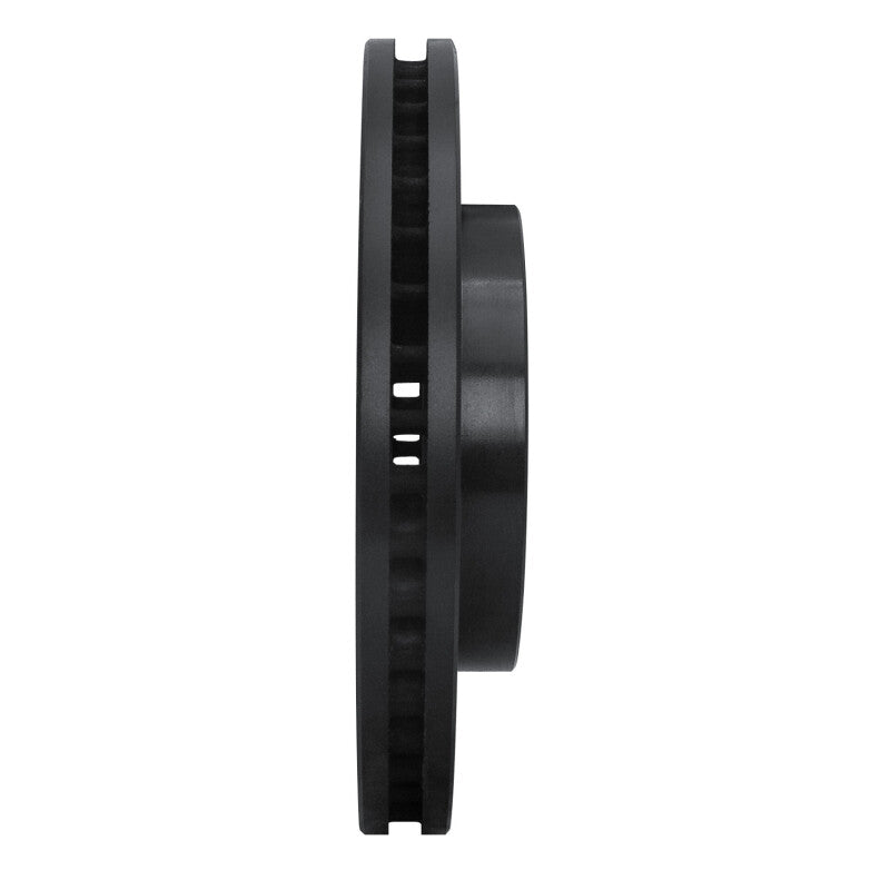 R1 92-01 Toyota Camry Front Right Drilled & Slotted Black Brake Rotor
