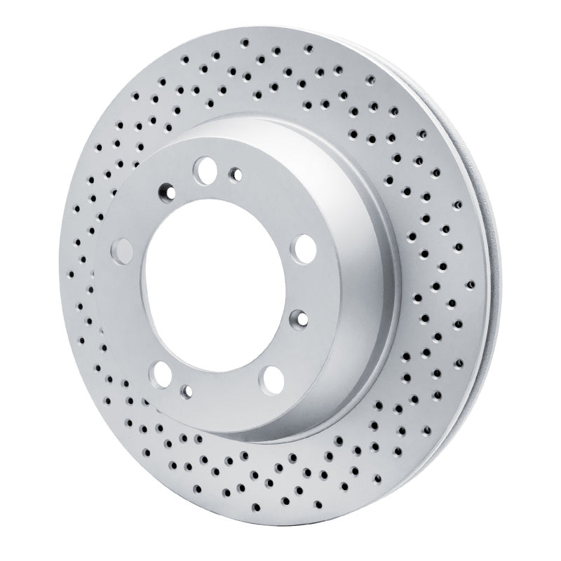 R1 2000-2008 Porsche Boxster Rear R1 Carbon Alloy GeoMET Rotor - Drilled