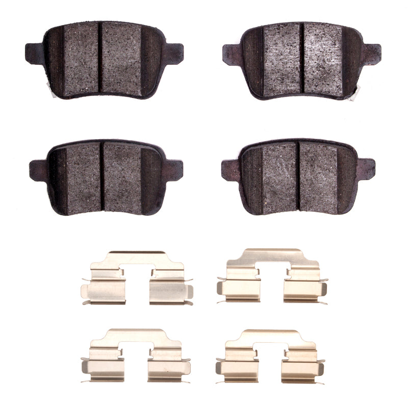 DFC 14-19 Fiat 500L Rear 4000 HybriDynamic Brake Pads and Hardware Kit