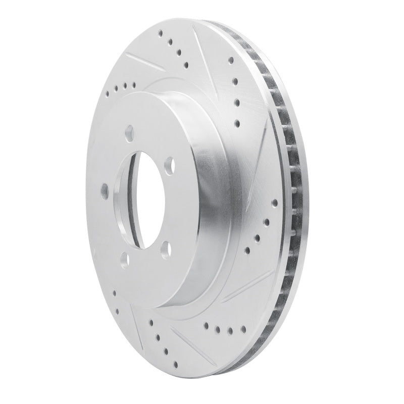 DFC 02-05 Ford Explorer Front Right Drilled & Slotted Silver Brake Rotor