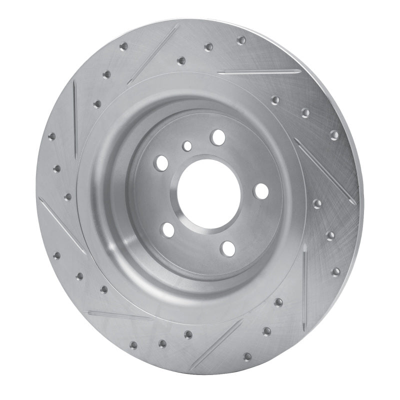 DFC 12-18 Mercedes-Benz ML250 Rear Right Drilled & Slotted Silver Brake Rotor