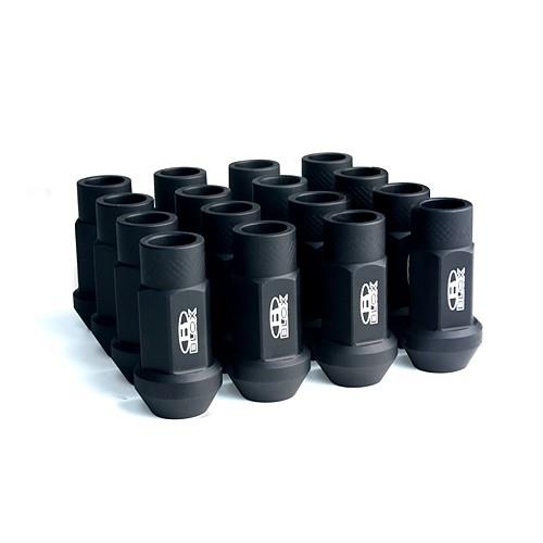 BLOX Racing Street Series Forged Lug Nuts - Black 12 x 1.25mm - Single piece