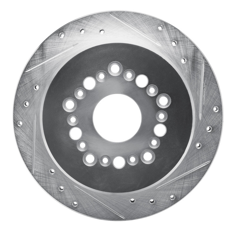 DFC 92-98 Lexus SC300 Rear Right Drilled & Slotted Silver Brake Rotor