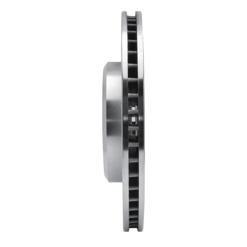 R1 09-23 Dodge Challenger Front Left Drilled & Slotted Silver Brake Rotor