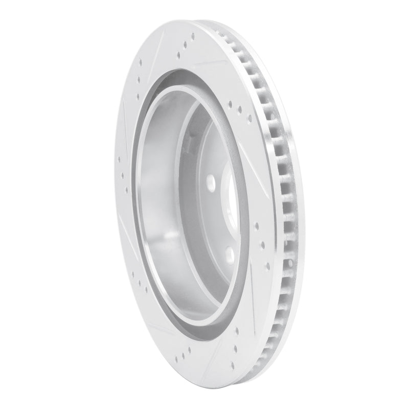 R1 98-02 Chevrolet Camaro Rear Right Drilled & Slotted Silver Brake Rotor