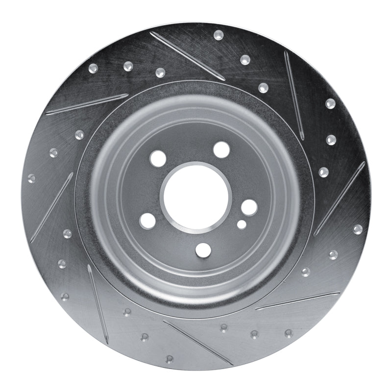 DFC 20-25 Mercedes-Benz GLE350 Rear Left Drilled & Slotted Silver Brake Rotor
