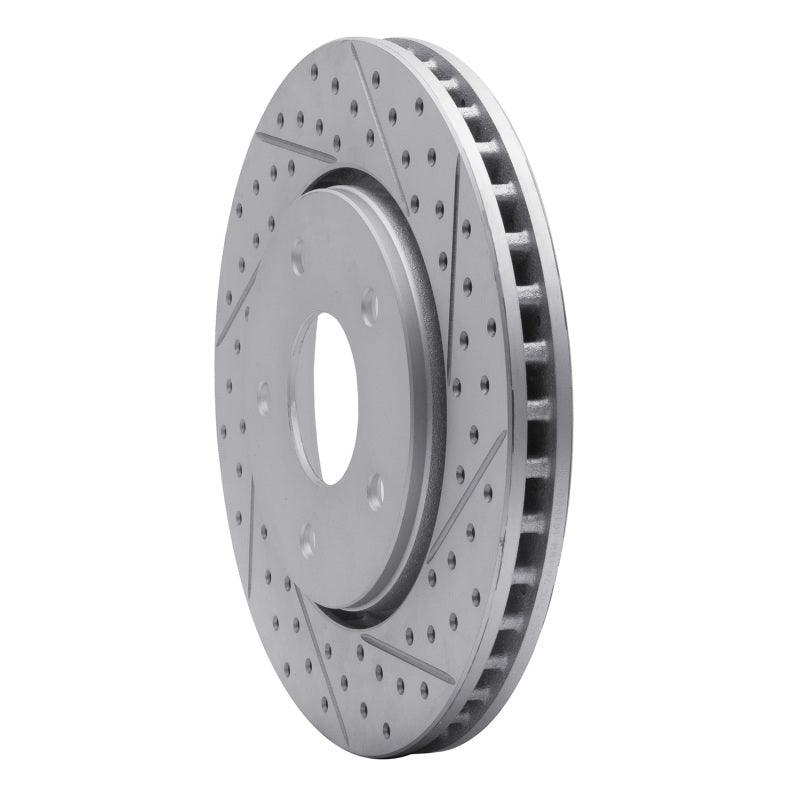 R1 08-16 Chrysler Town & Country Front Right Drilled & Slotted Geo-Carbon Rotor