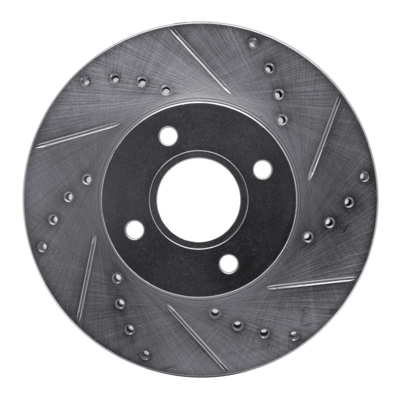 DFC 05-12 Ford EcoSport (Mexico) Front Right Drilled & Slotted Silver Brake Rotor