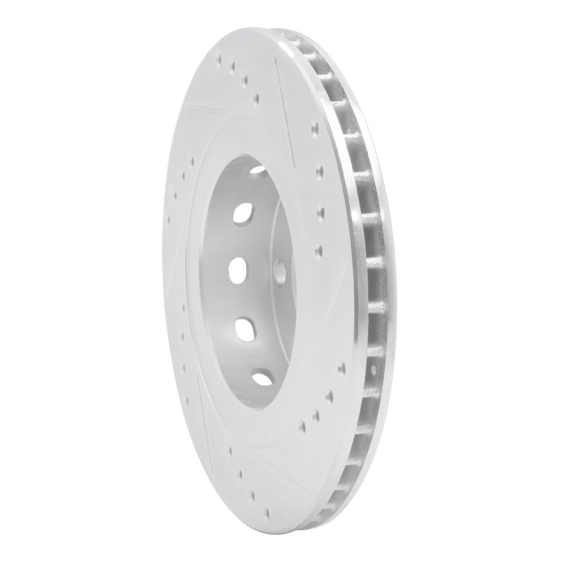 DFC 99-05 Audi S6 Rear Left Drilled & Slotted Silver Brake Rotor