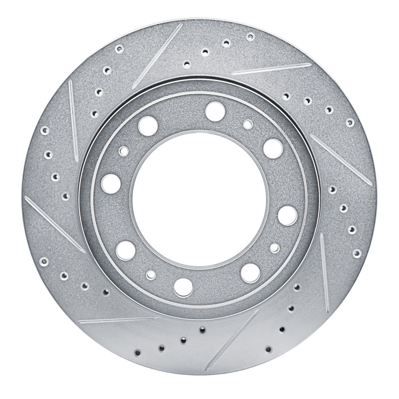 DFC 19-25 Ram 4000 (Mexico) Rear Left Drilled & Slotted Silver Brake Rotor