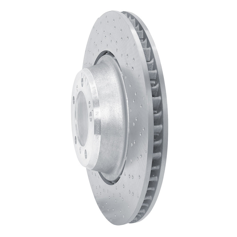 R1 15-17 Porsche 911 Right Rear Drilled Carbon Alloy GeoMET Rotor