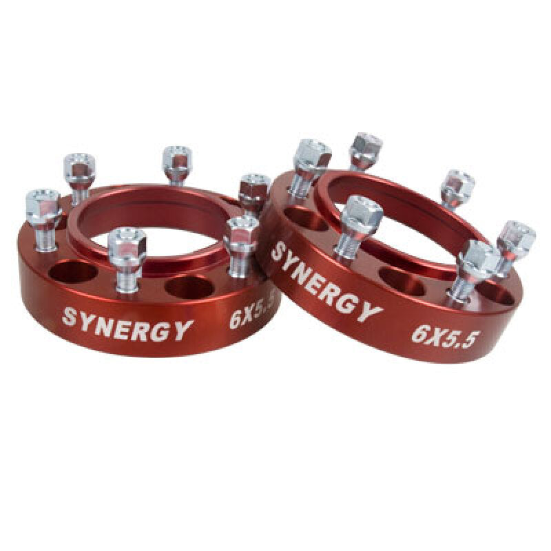 Synergy Hub Centric Wheel Spacers 6x5.5-1.50in Width M12x1.50 Stud Size