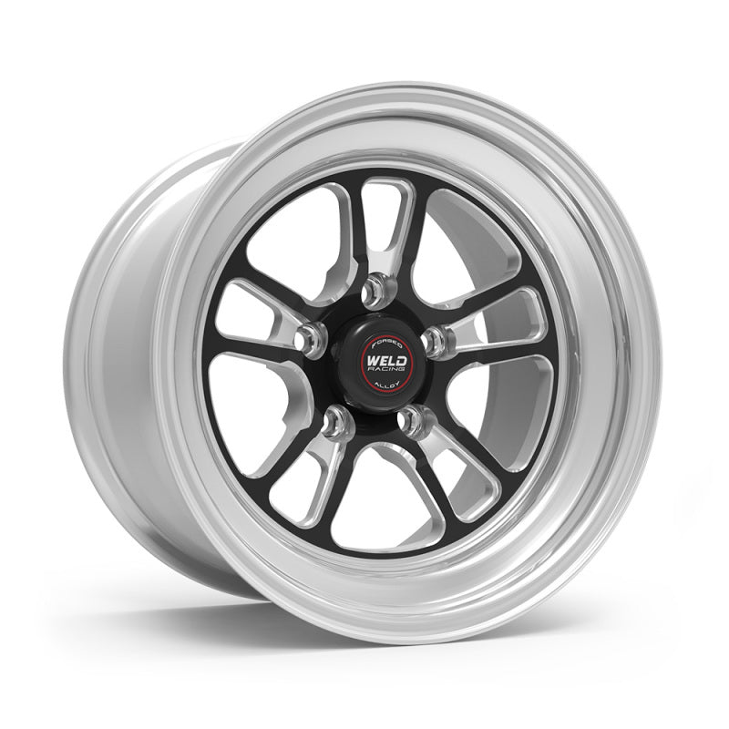 Weld S70 15x9 / 5x4.5 BP / 6.5in. BS Black Wheel (Medium Pad) - Non-Beadlock