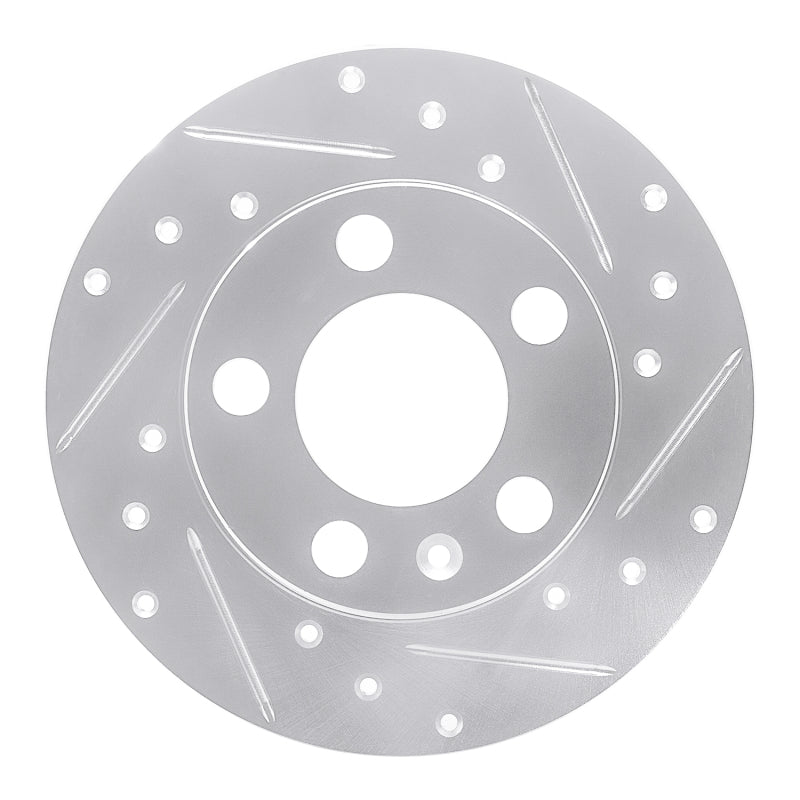 DFC 98-24 Audi TT Rear Right Drilled & Slotted Silver Brake Rotor