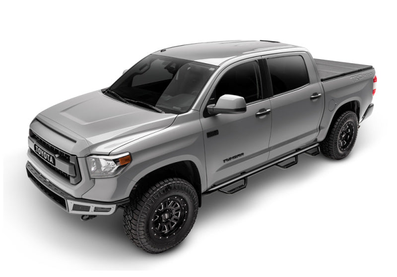N-Fab Nerf Step 07-13 Chevy-GMC 2500/3500 Ext. Cab 8ft Bed - Gloss Black - Bed Access - 3in
