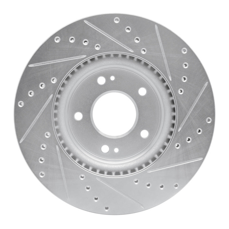 DFC 20-25 Hyundai Kona Front Left Drilled & Slotted Silver Brake Rotor