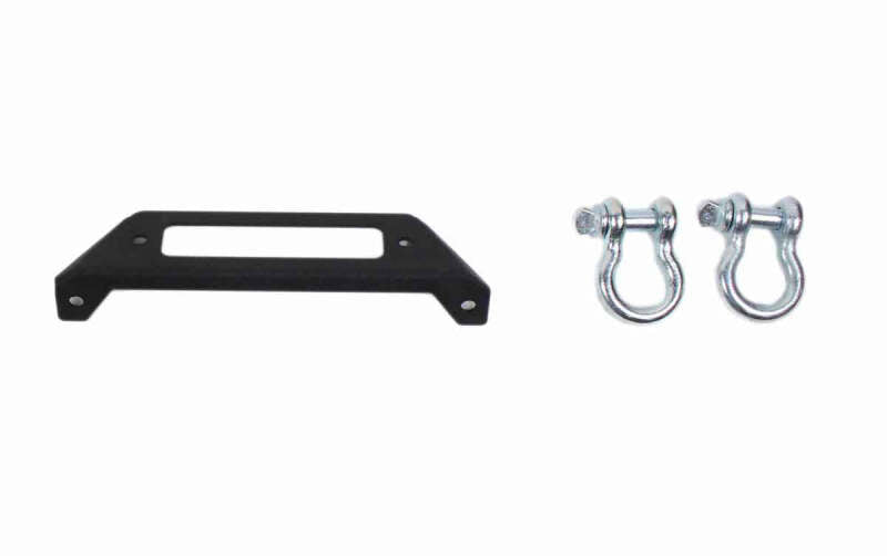 Fishbone Offroad 07-18 Jeep Wrangler JK Frnt Stubby Winch Bumper W/Tube Guard - Blk Txtrd Powdercoat
