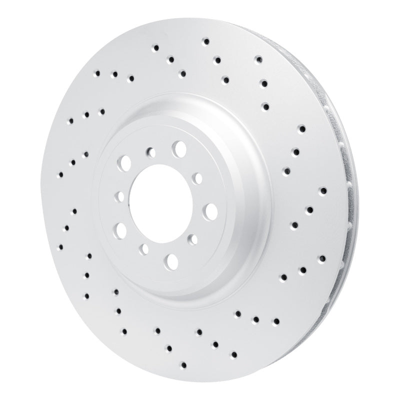 R1 15-20 BMW M2 Right Front Drilled GeoSPEC Coated Rotor