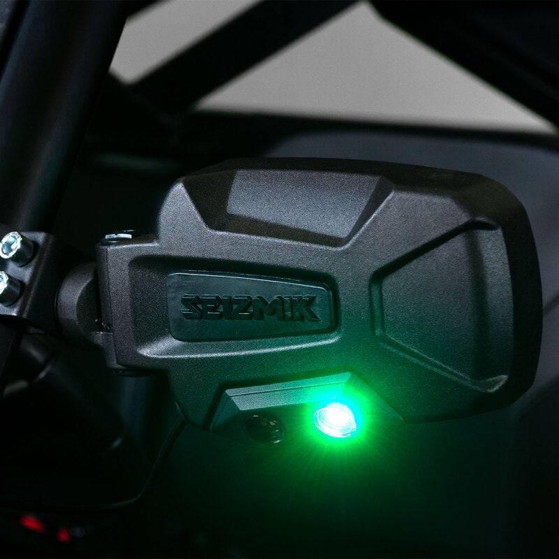 Seizmik 04+ Can/Hon/ Kaw/Pol/Yam Pursuit Night Vision LED Sideview Mirror - 2 in. Clamp Pair