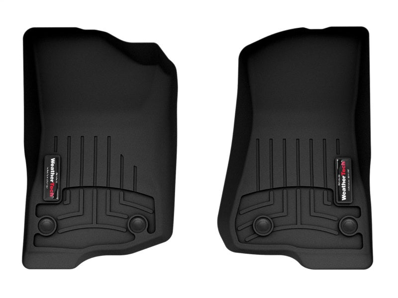 WeatherTech 2018+ Jeep Wrangler Unlimited Front FloorLiner - Black