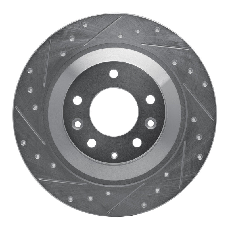 DFC 06-07 Mazda 6 Rear Left Drilled & Slotted Silver Brake Rotor