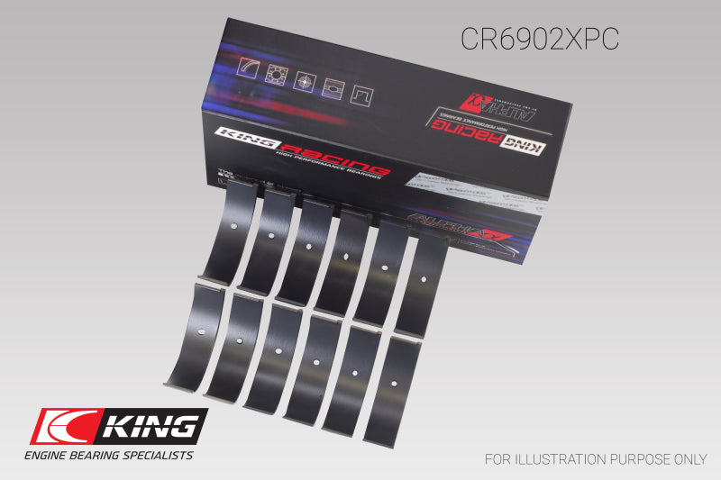 King Engine Bearings Nissan VQ35HR/VQ37VHR/VR30DTT pMaxKote Rod Bearing Set - Size STD