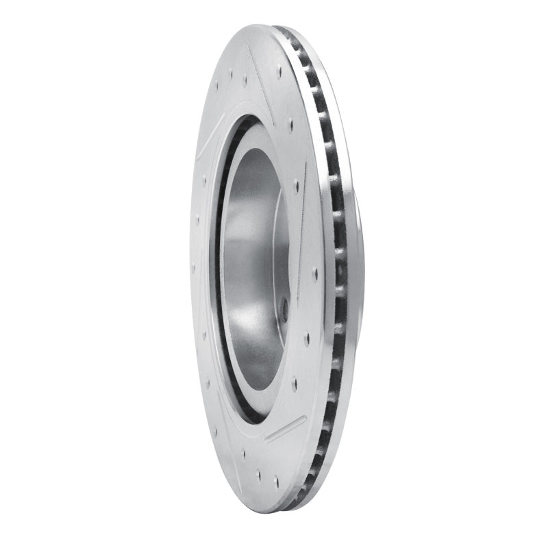 DFC 16-25 Dodge Attitude (Mexico) Front Left Drilled & Slotted Silver Brake Rotor