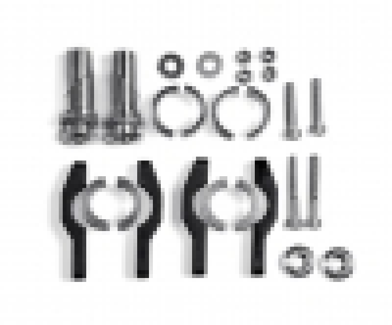 Acerbis Rally Profile Handguard - Minicross Steel Bar Mount Kit - Brush
