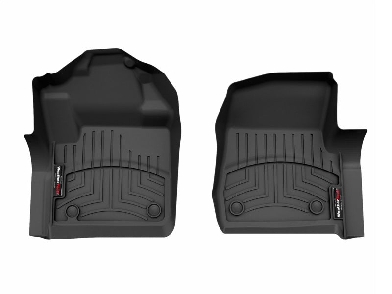 WeatherTech 2017+ Ford F-250/F-350/F-450/F-550 Front FloorLiner - Black (fits 4x4 Floor Shifter)