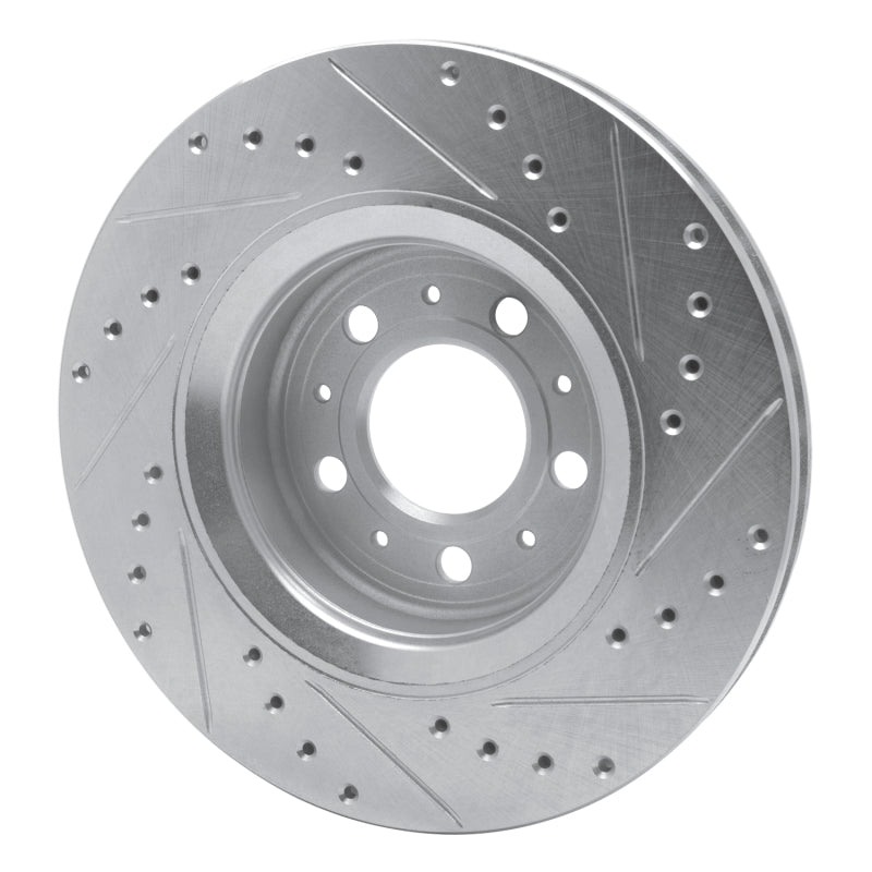 DFC 98-04 Volvo C70/S70/V70 Front Left Drilled & Slotted Silver Brake Rotor