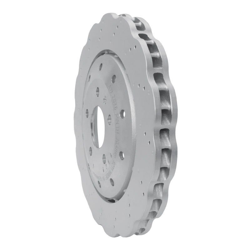 R1 14-24 Audi R8 Rear Drilled Carbon Alloy GeoMET Rotor