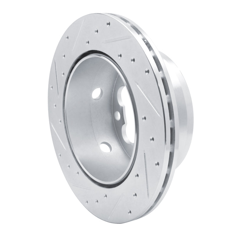 R1 02-06 Dodge Sprinter 3500 Rear Right Drilled & Slotted Silver Brake Rotor