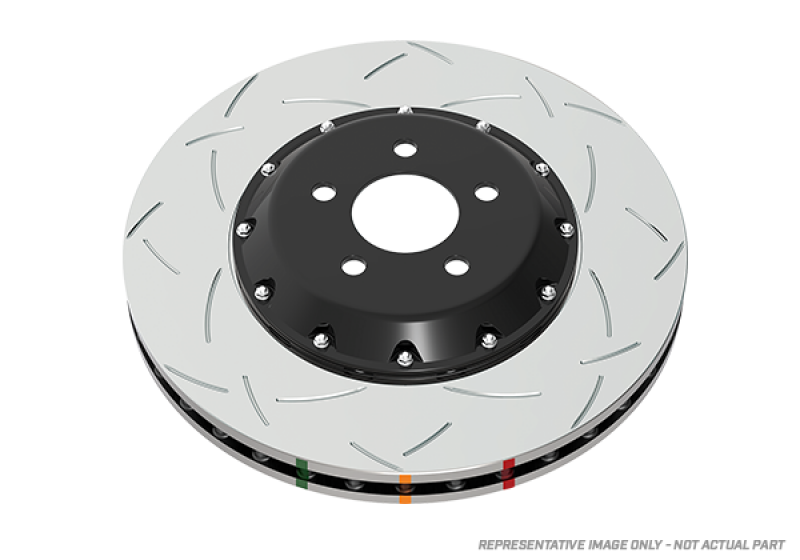 DBA 17-22 BMW M240i F22/F23 Front 5000 Series Slotted Rotor w/Silver Hat
