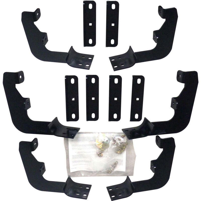 Westin 2015-2018 Chevrolet/GMC Colorado/Canyon Crew Cab Premier Oval Nerf Step Bar Mount Kit - Black