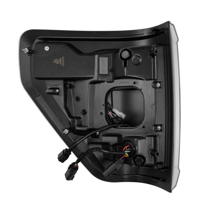 AlphaRex 24-25 Ford F150 LUXX LED Taillight - Black