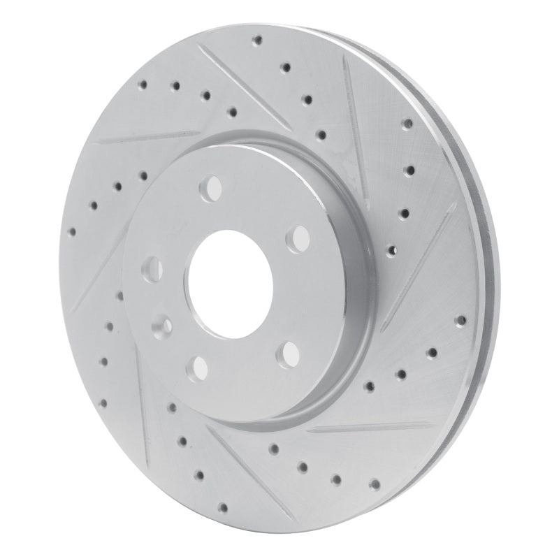 DFC 06-15 Lexus IS250 Rear Right Drilled & Slotted Silver Brake Rotor