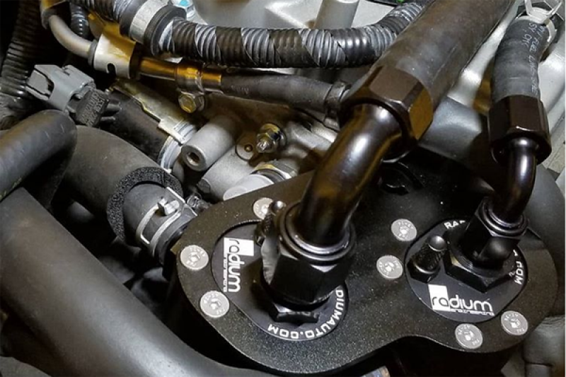 Radium Engineering Lotus Elise/Exige (2ZZ-GE) Dual Catch Can Kit Fluid Lock