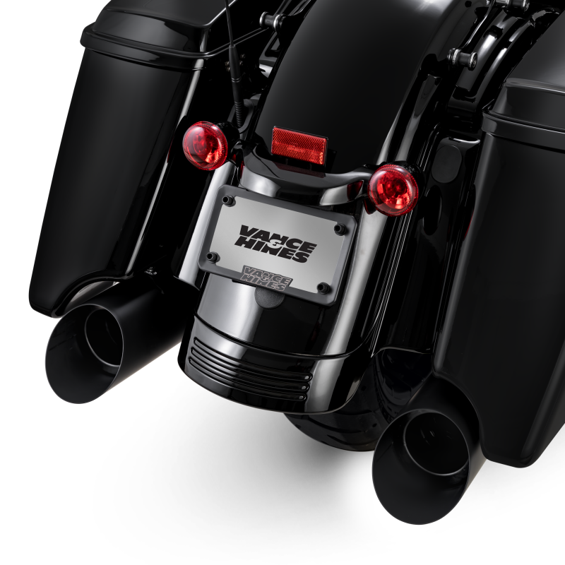 Vance & Hines 17-26 HD Touring Backslash 450 Slip-on Exhaust - Wrinkle Black