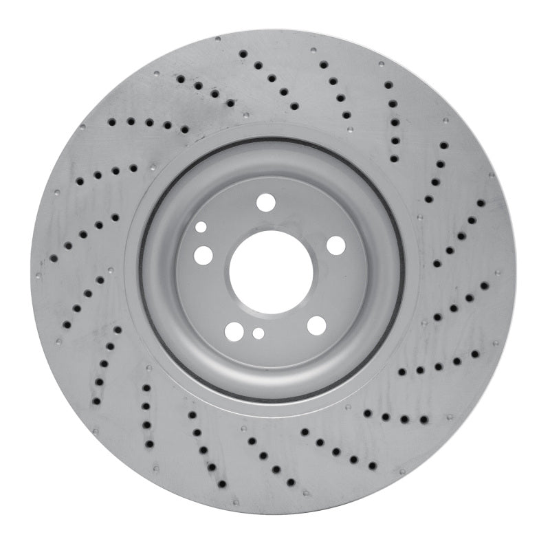 R1 08-21 Mercedes-Benz E550 Front Drilled Carbon Alloy GeoMET Rotor