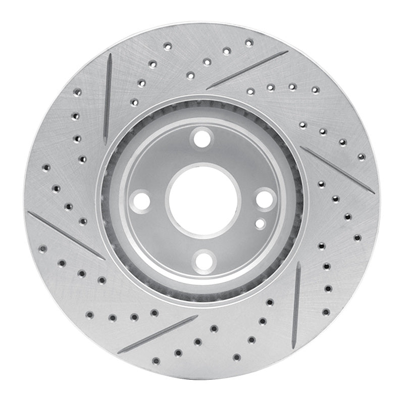 R1 16-25 Mazda MX-5 Miata Front Right Drilled & Slotted Geo-Carbon Rotor