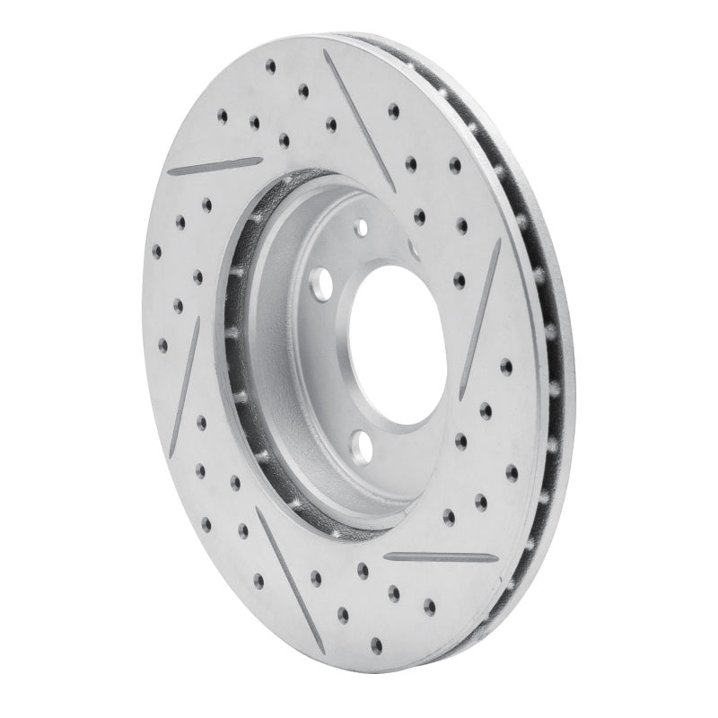 R1 86-8 Volkswagen Passat (USA/Canada)/Jetta Sedan Front Left Drill & Slot Geo-Carbon Rotor
